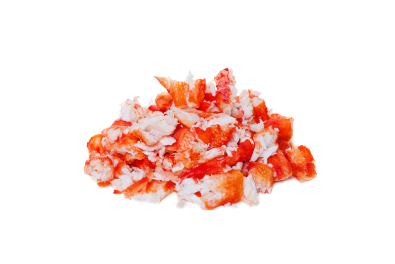 Салатное мясо камчатского краба